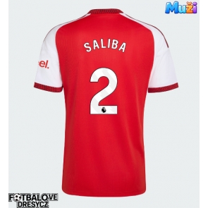 Arsenal William Saliba #2 Domácí Dres 2026-27 Krátký Rukáv Arsenal William Saliba #2 Domácí Dres 2026-27 Krátký Rukáv